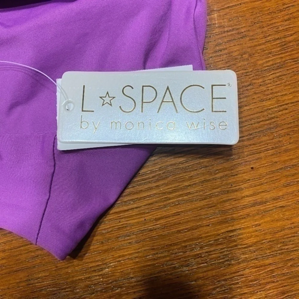 L*Space By Monica Wise Women 2 Piece Bikini Bathing Suit Strapless L NWT